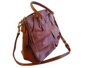 The clayton leather discount satchel